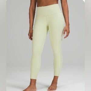 Lululemon Creamy Mint Wunder Under 25” High Rise